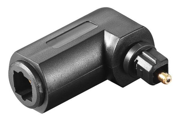 QNECT Toslink vinkel adapter