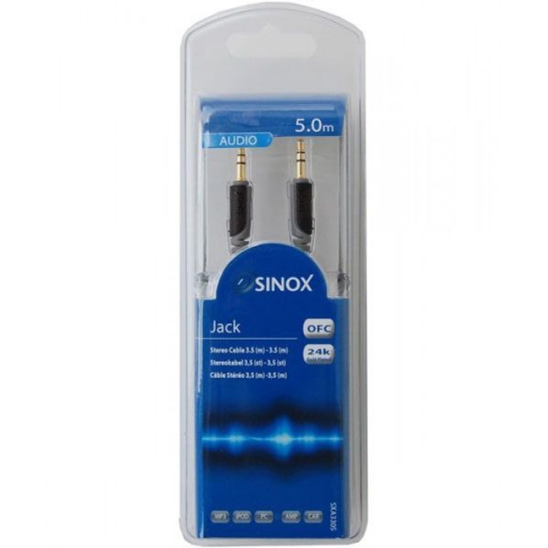 Sinox SXA3305 minijack (5,0 meter)