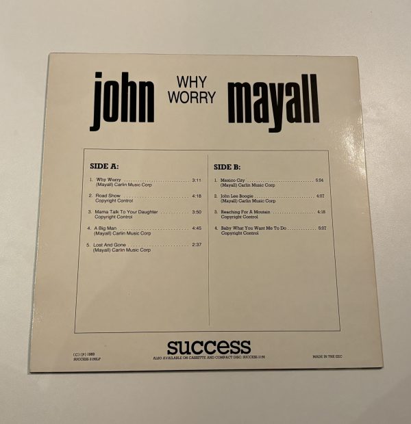 John Mayall - Why Worry - Image 2