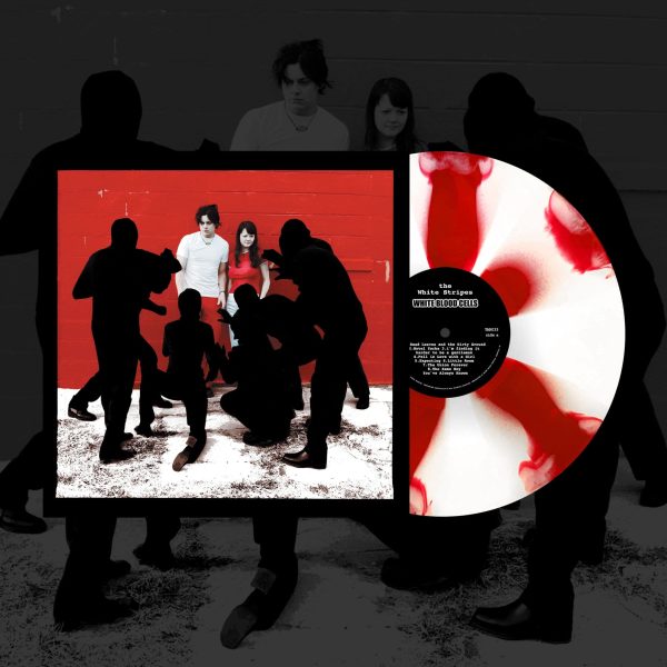 The White Stripes - White Blood Cells, 20th Anniversary Peppermint Pinwheel Colored