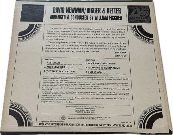 David Newman - Bigger & Better - Billede 2